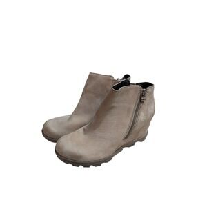 Sorel Women's Joan Of Arctic Wedge II Boot Sz 11 Brown Ankle Booties NL3365-240